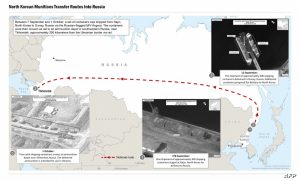 "بسفن شبحية".. شحنات أسلحة هائلة من كوريا الشمالية لروسيا ترصدها الأقمار الصناعية