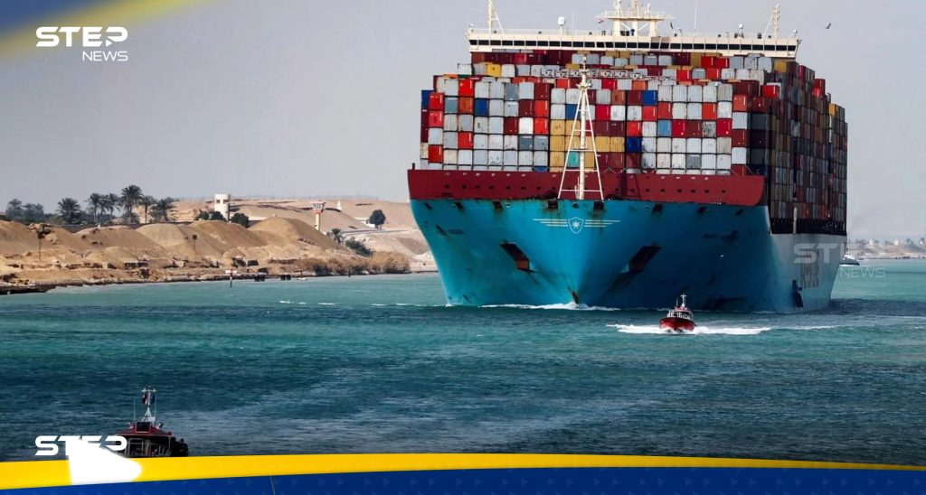 اصطدام سفينة حاويات بجسر في قناة السويس.. والسلطات المصرية تتحرك