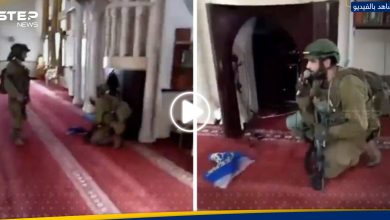 شاهد جنود إسرائيليون يقتحمون مسجداً في جنين ويقيمون صلاة يهودية داخله.. وبن غفير يشيد