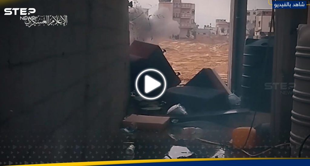 القسام تبث مشاهد توثق ما فعلته بـ رتل آليات إسرائيلية في خان يونس