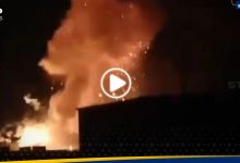 بالفيديو قتلى في هجوم إسرائيلي عنيف قرب مطار حلب