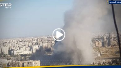 بالفيديو قصف إسرائيلي يستهدف مبنى بالعاصمة السورية دمشق