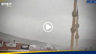 إعصار قوي يطيح بمئذنة مسجد في ولاية تركية