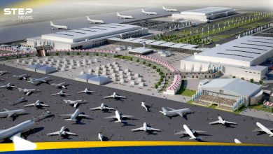 تشييد مبنى في مطار آل مكتوم
