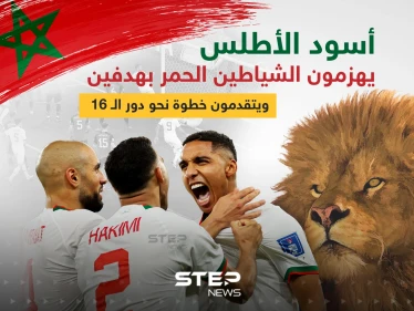 المغرب تضع قدماً في الدور المقبل بانتصارها على بلجيكا