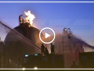 بالفيديو|| للمرة الثانية خلال أشهر.. انفجارات بمواقع النفط والغاز بحمص والنظام يتّهم "الإرهاب"
