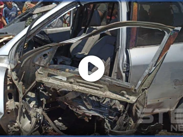 بالفيديو|| اغتيال قيادي بفيلق الشام وسقوط جرحى مدنيين بعبوة ناسفة انفجرت في عفرين