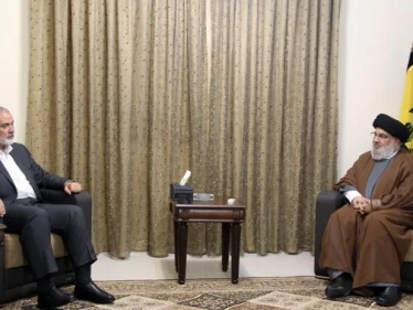هنية يلتقي نصرالله في بيروت ويستعرض "سيف القدس" (فيديو)