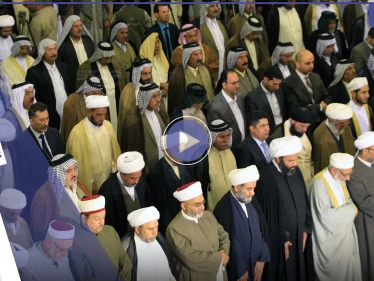 بالفيديو|| محافظة شهدت حدثاً مفجعاً تجمع شيعة العراق وسنّته في صلاة موحدة استجابةً لدعوة الصدر