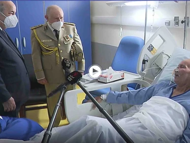 بالفيديو|| زعيم البوليساريو يصل الجزائر قادماً من إسبانيا وتبون يزوره ويعلن الآتي