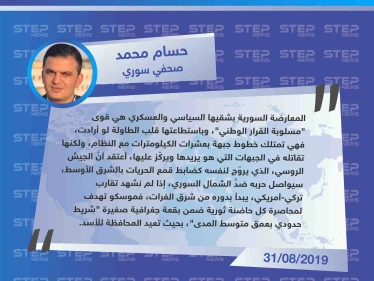 صحفي لستيب: المعارضة السورية العسكرية والسياسية "قوى مسلوبة القرار الوطني"