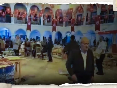 بالفيديو|| ضابط تونسي يهاجم أقدم كنيس يهودي بإفريقيا خلال موسم "الحج