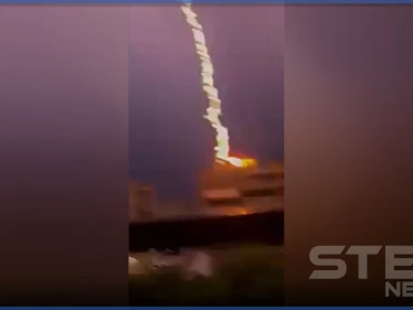 بالفيديو|| شهب ناري يسقط في عكار شمال لبنان.. ونشطاء يوثّقون الحدث الغريب