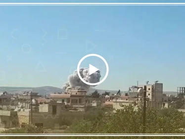شاهد بالفيديو|| الدمار الذي خلفه الطيران الروسي بصواريخ شديدة الانفجار في كفرنبل