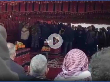 خاص بالفيديو|| محافظ حماه وأعضاء برلمان النظام السوري يشاركون بحملة ترويجية لعودة النازحيين