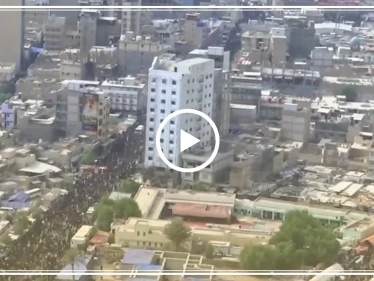شاهد كيف تبدو مدينة كربلاء في ذكرى أربعينية الحسين (تصوير جوي)