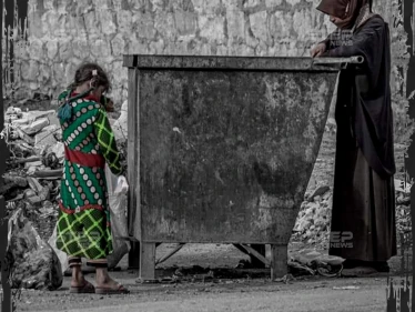 عائلة تنبش القمامة في إدلب للبحث عن لقمة العيش