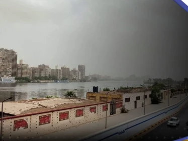 شاهد|| العاصفة دانيال تبدأ تأثيرها على العاصمة المصرية
