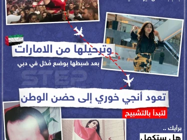 نجوى خليق الله الملقبة بـ "انجي خوري" في حضن الوطن بعد طردها من لبنان والإمارات