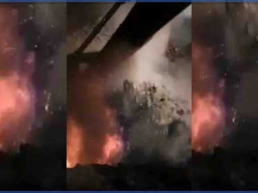 بالفيديو|| بسبب الطفلة السوداء وصاحبها.. نيران تخرج من باطن الأرض بمصر وتثير جدلاً