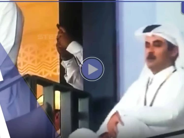 بالفيديو|| ردة فعل أمير قطر بعد ضياع ركلة جزاء السعودية أمام بولندا تثير تفاعلاً