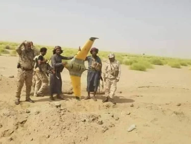 الجيش اليمني يعلن إسقاط مسيرة حوثية في جبهة الجدافر بمحافظة الجوف