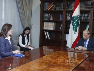 من بعبدا.. السفيرة الأمريكية ترحب بإطار العقوبات الجديدة على لبنان وتطالب بأمر