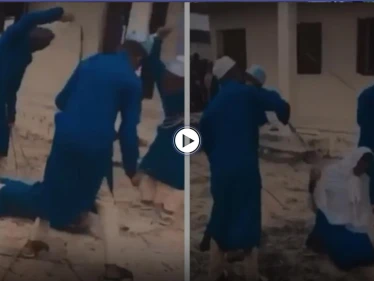 فضيحة داخل مدرسة إسلامية بنيجيريا.. 4 رجال يتناوبون على جلد فتاة ويسقطون حجابها أمام والدها(فيديو)