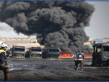 فيديو وصور || خسائر كبيرة بعد القصف الروسي على منطقتي ترحين والحمران بريف حلب