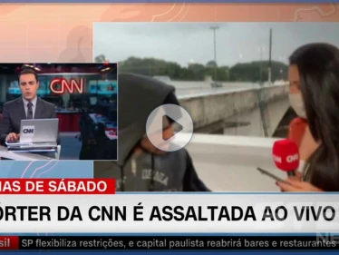 بالفيديو|| لص يسطو على مراسلة CNN خلال بث مباشر