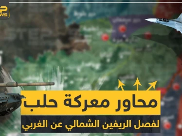 خاص لستيب|| من هذه المحاور ستبدأ معركة حلب.. والهدف فصل الريفين الشمالي عن الغربي (خريطة)