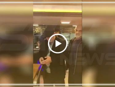 بالفيديو || بسبب انزلاق وشاحها.. قائد بالحرس الثوري يعتدي على امرأة داخل أحد المطاعم في طهران