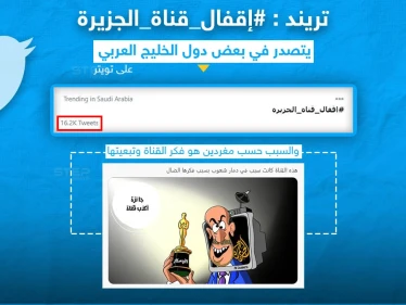 تريند "إقفال قناة الجزيرة" يتصدر تويتر في بعض دول الخليج العربي