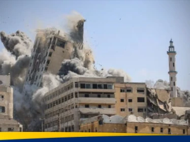 شاهد|| إسرائيل تعلن بدء التوغل البري في عمق مدينة غزة.. ودبابات تقتحم السياج الحدودي للقطاع