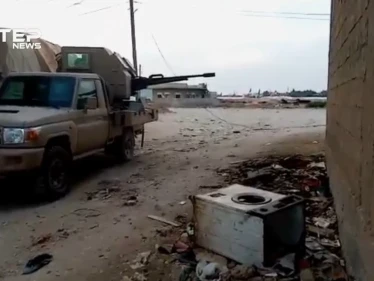 شاهد لحظة دخول قوات الجيش الوطني المدعومة تركياً إلى قرية تل حلف وأطراف بلدة رأس العين شمال الحسكة
