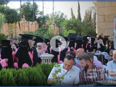 حفل تكريم للطلاب المتفوقين بشهادتي التعليم الإعدادية والثانوية في مدينة بنش شرق إدلب