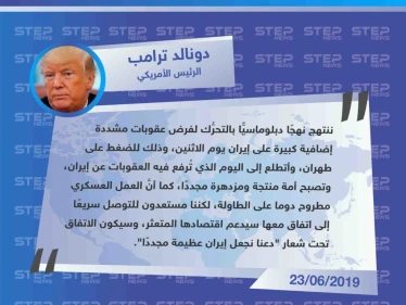 ترامب: سنفرض عقوبات مشددة إضافية على إيران يوم الاثنين