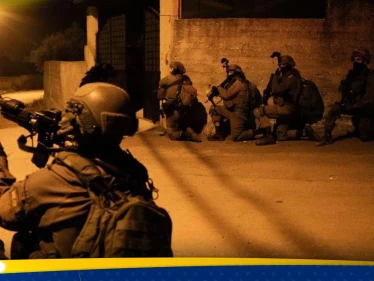 شاهد|| اشتباكات بين فصائل فلسطينية وقوة إسرائيلية اقتحمت جنين في الضفة