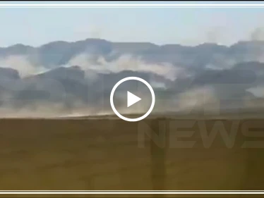 بالفيديو || مشاهد مخيفة لانهيار أجزاء من جبال جنوب إيران