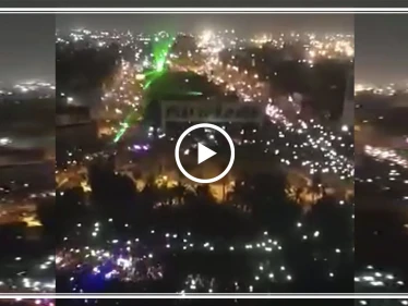 فيديو.. عشرات الآلاف يتظاهرون في بغداد مطالبين بإسقاط النظام