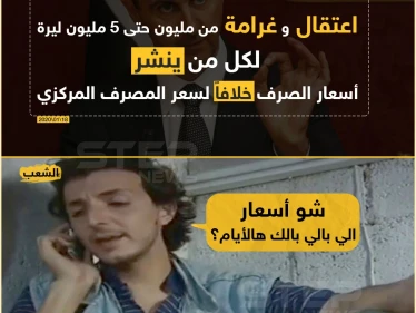 غرامة واعتقال لكل من ينشر أسعار صرف العملة!
