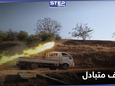 قصف متبادل بين النظام السوري وفصائل المعارضة السورية في اللاذقية وإدلب