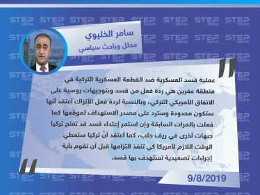 محلل وباحث سياسي: عملية قسد العسكرية ردٌ روسي أسدي على الاتفاق الأمريكي التركي