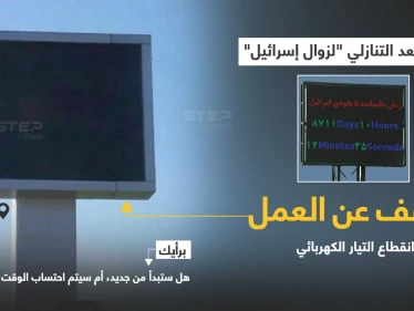 الساعة الإيرانية التي تم برمجتها على تاريخ تقديري لزوال إسرائيل، توقفت عن العمل بسبب إنقطاع في التيار الكهربائي.