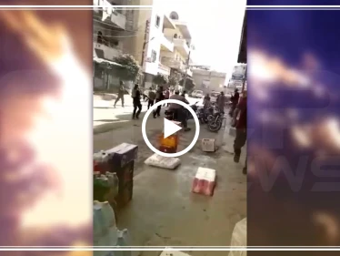 بسبب "حنفية ماء معطلة" عناصر درع الفرات يعنفون نازحاً واقتتال في شوارع عفرين (فيديو)
