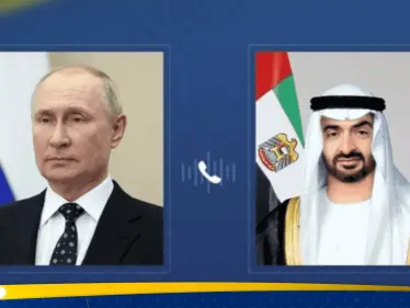 بوتين يهاتف محمد بن زايد ويبحث معه عدة ملفات - وكالة ستيب نيوز