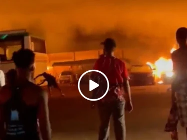 بالفيديو|| العثور على 91 جثة عقب انفجار خزان وقود في سيراليون.. والحريق يلتهم منازل ومتاجر قريبة