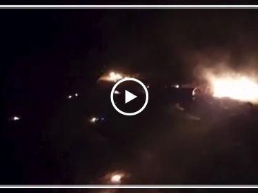 بالفيديو|| سيارة مفخخة تضرب رتلًا للجيش التركي شمال شرقي حلب.. والتفاصيل!