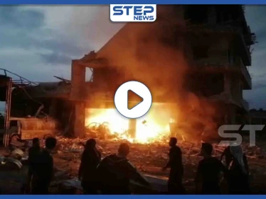 بالفيديو || قتلى وجرحى بانفجار مفخخة قرب المجلس المحلي بمدينة إعزاز