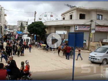 رغم ألم النزوح وغلاء الأسعار تسود أجواء العيد محافظة إدلب